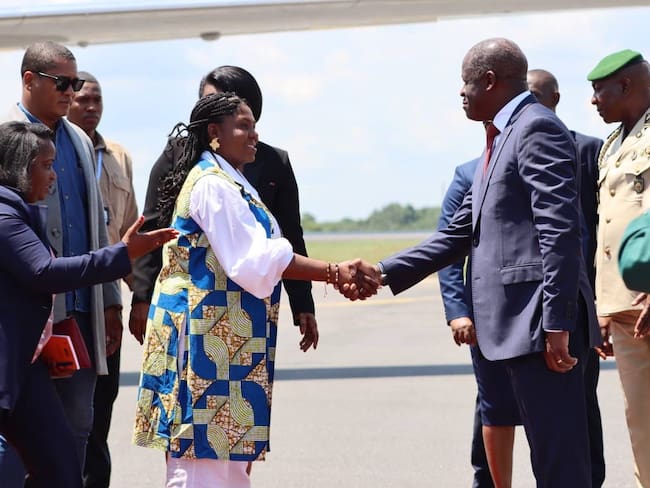 Anterior visita de la vicepresidenta Francia Márquez a África en 2023. Foto: Cortesía Vicepresidencia.