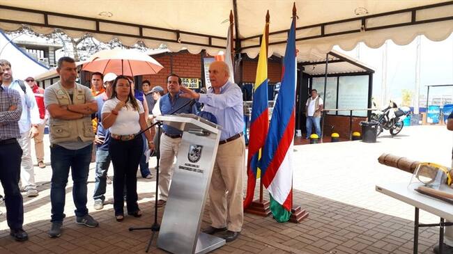 El alcalde de Cali, Maurice Armitage. Foto: Erika Rebolledo