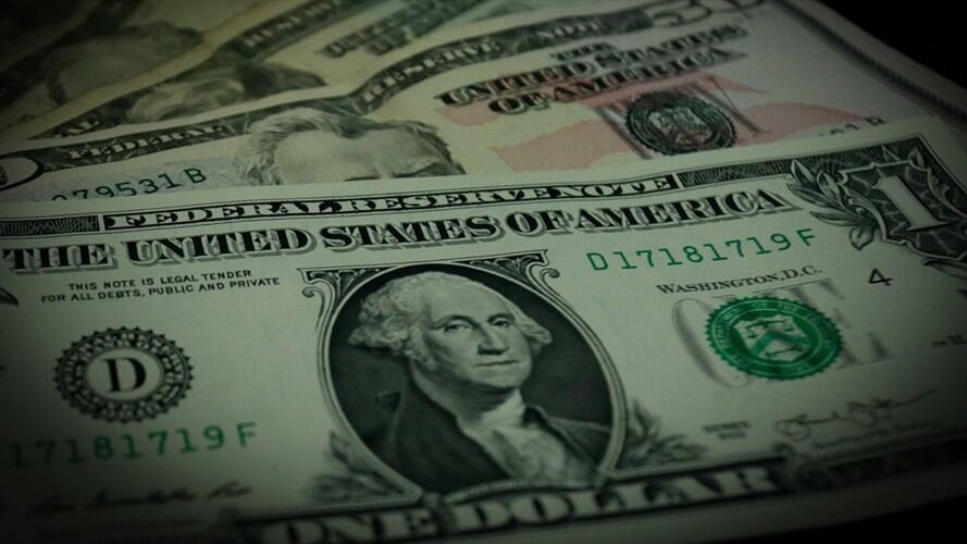 Imagen de referencia de billete de 1 dólar . Foto: Archivo - Colprensa