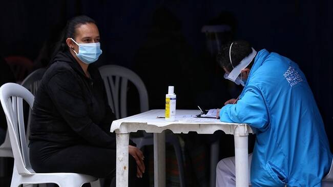 Casos de COVID-19 en Colombia. Foto: Colprensa