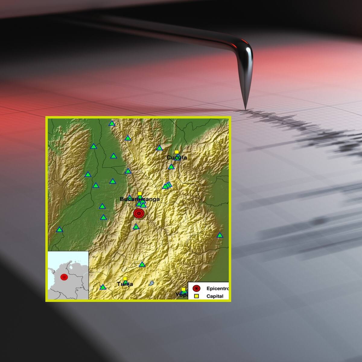 Fuerte temblor sacudió a Colombia en la madrugada de este miércoles