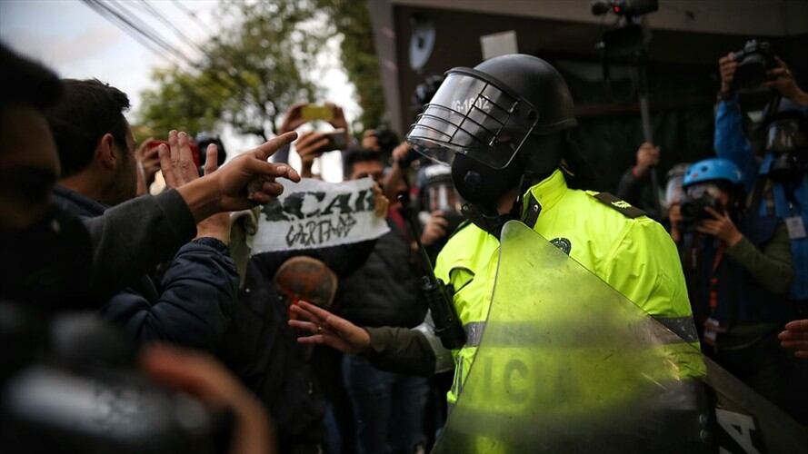 De manera virtual inició la audiencia por cuatro homicidios ocurridos el 9 de septiembre de 2020. Foto: Colprensa / ÁLVARO TAVERA