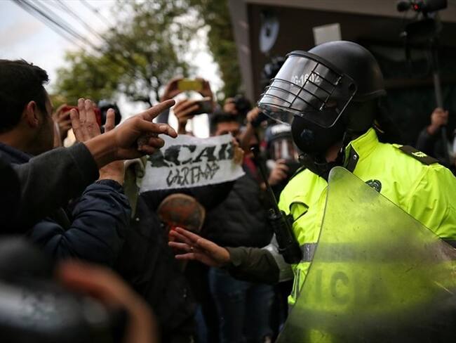 De manera virtual inició la audiencia por cuatro homicidios ocurridos el 9 de septiembre de 2020. Foto: Colprensa / ÁLVARO TAVERA