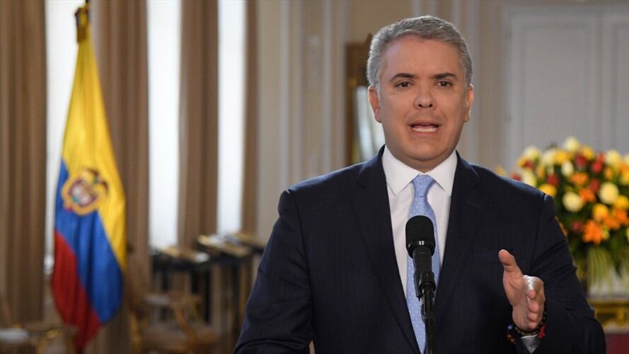 Duque anuncia recompensa de $3 mil millones por cada disidente del video . Foto: Presidencia