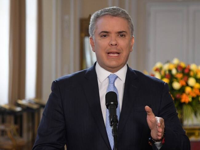 Duque anuncia recompensa de $3 mil millones por cada disidente del video . Foto: Presidencia