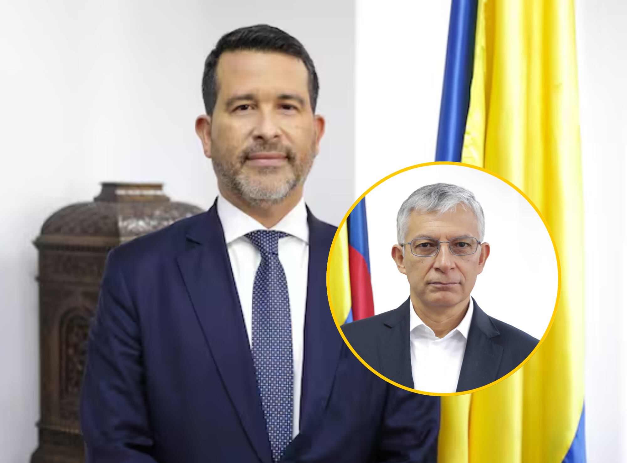 Luis Eduardo Llinás y Carlos Betancourt | Fotos: Ministerio de Hacienda