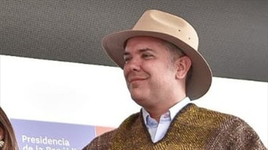 Iván Duque durante su vista a Boyacá. Foto: Colprensa