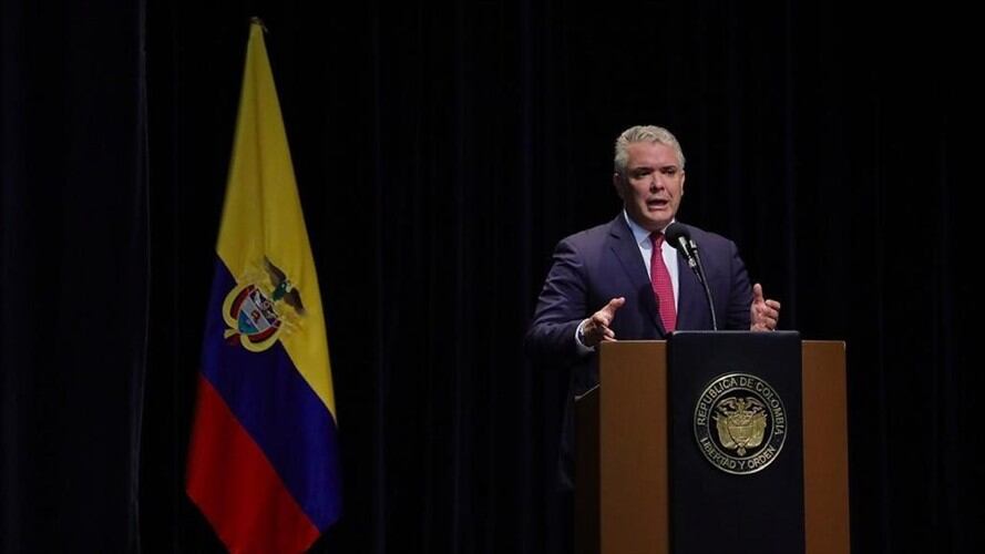 El presidente Iván Duque aseguró que para derrotar a este fenómeno no deben existir divisiones y que todas las instituciones deben trabajar mancomunadamente. Foto: Presidencia de la República