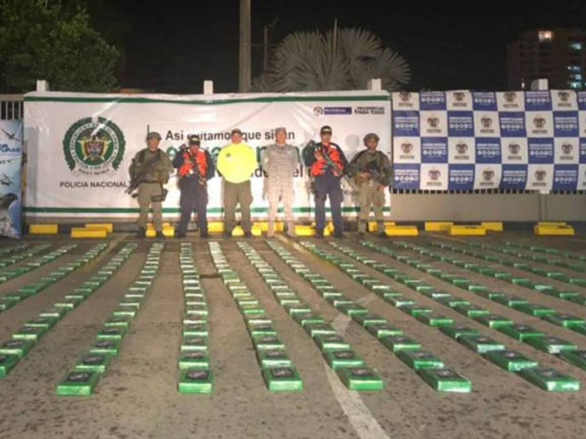 Decomisan 468 kilos de cocaína en la isla de Tintipan