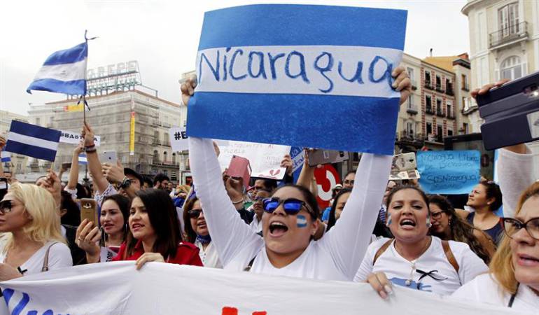 imagen de referencia, Protestas Nicaragua