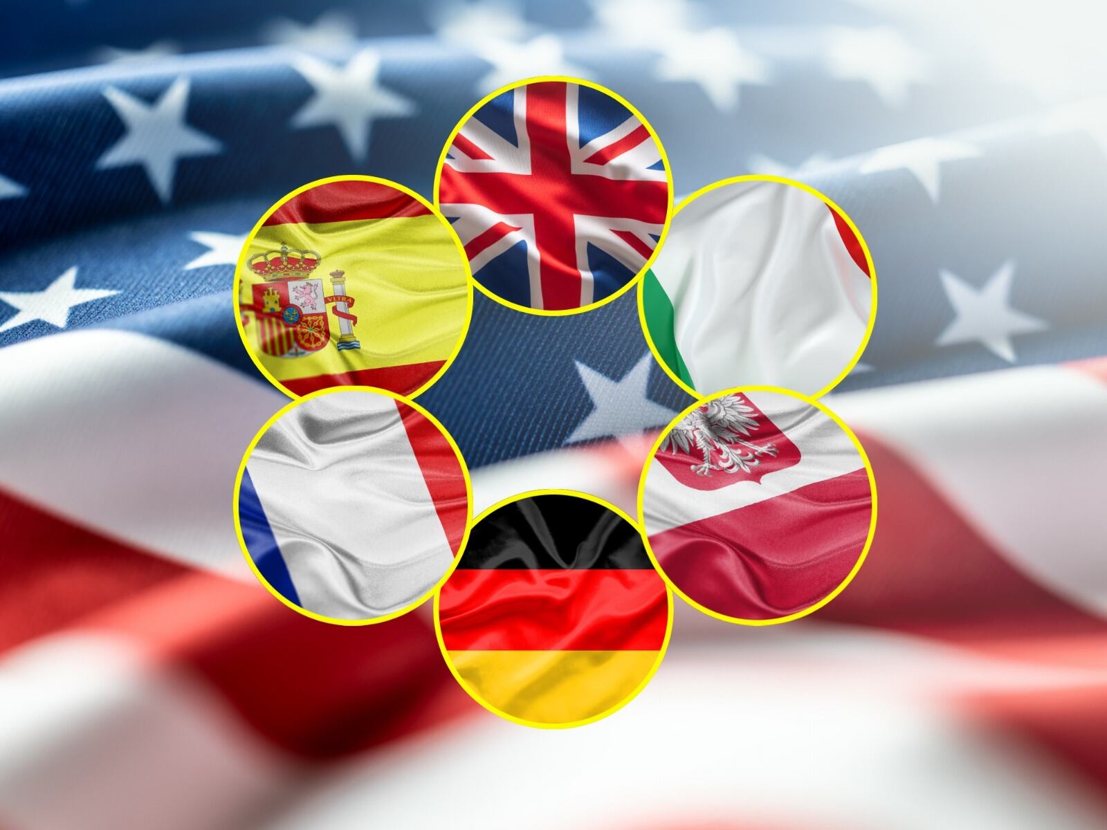 Paises de la Unión Europea, collage.