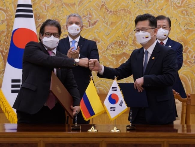 Colombia firma Memorando de Entendimiento con Corea de Sur . Foto: Twitter Ministerio de Agricultura @MinAgricultura