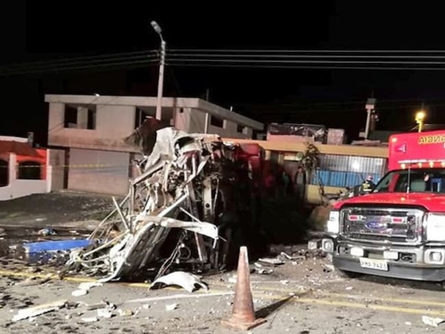 Cancillería confirma la identidad de colombianos muertos en accidente de Ecuador. Foto: Colprensa