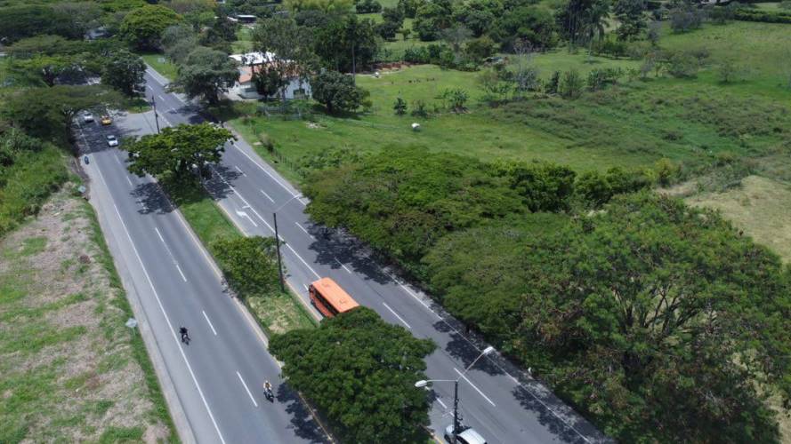 Vías entre Risaralda y Valle del Cauca. Crédito: Presidencia de la República.