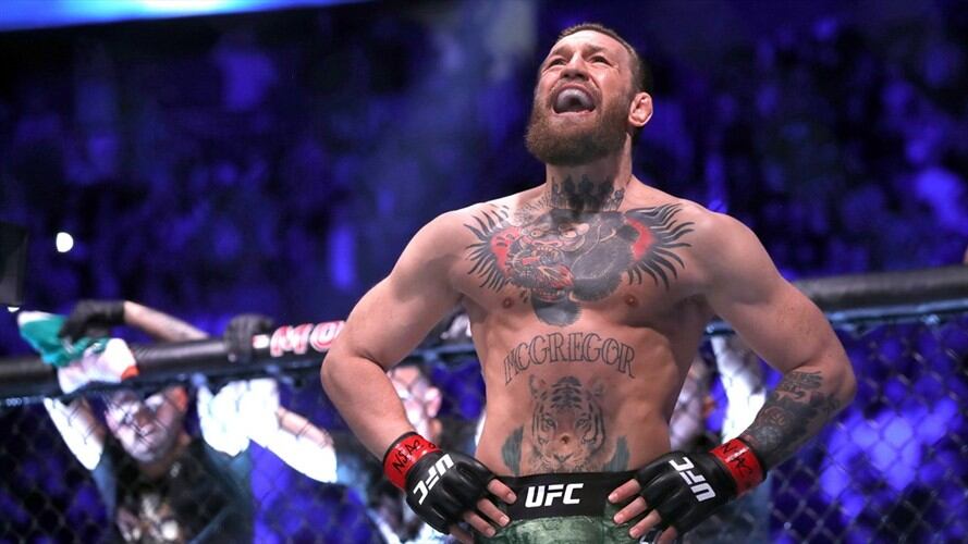 Conor McGregor, luchador de artes marciales mixtas en la UFC. Foto: Steve Marcus/Getty Images