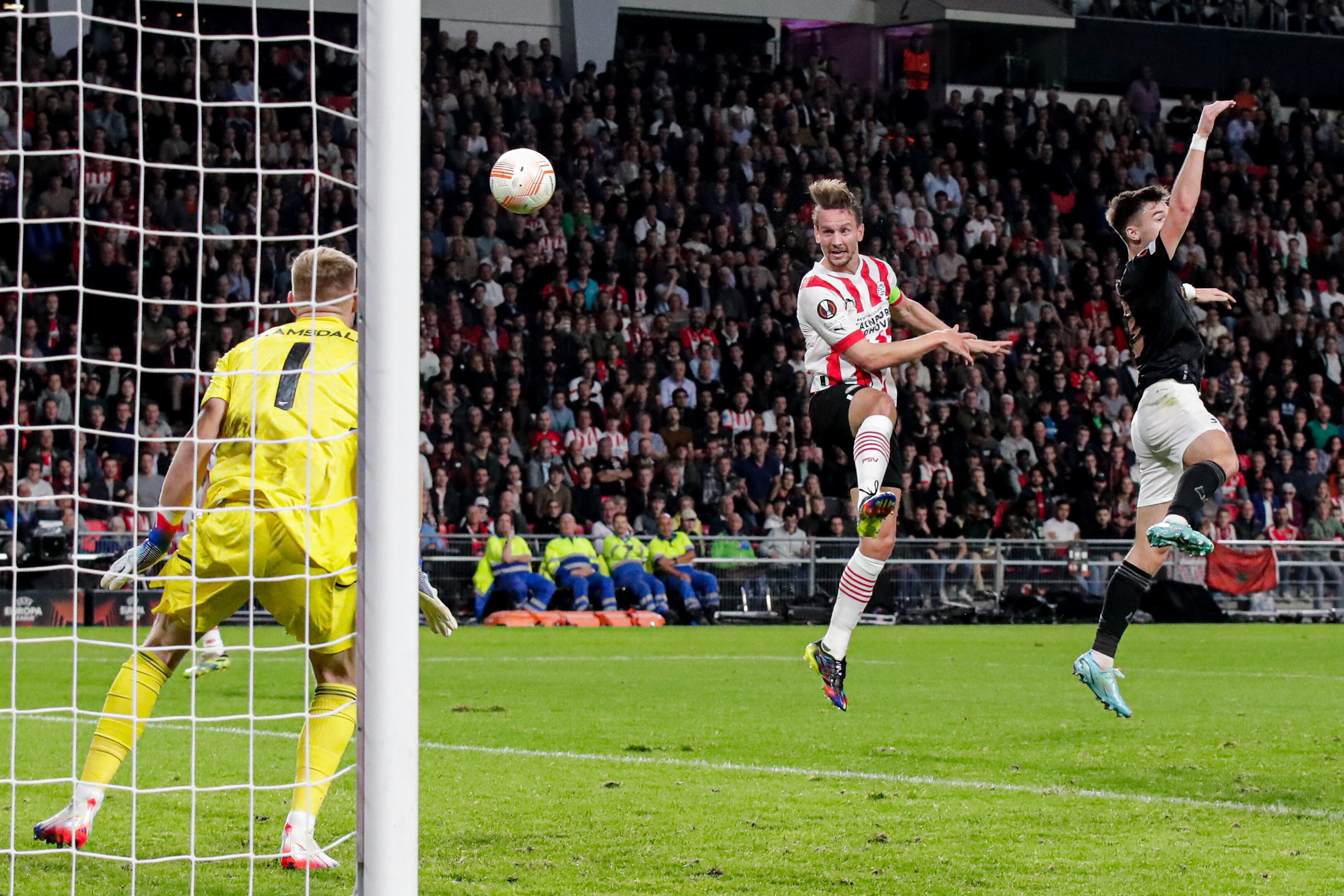 Luuk de Jong del PSV Eindhoven. Foto: Broer van den Boom/Orange Pictures/BSR Agency/Getty Images