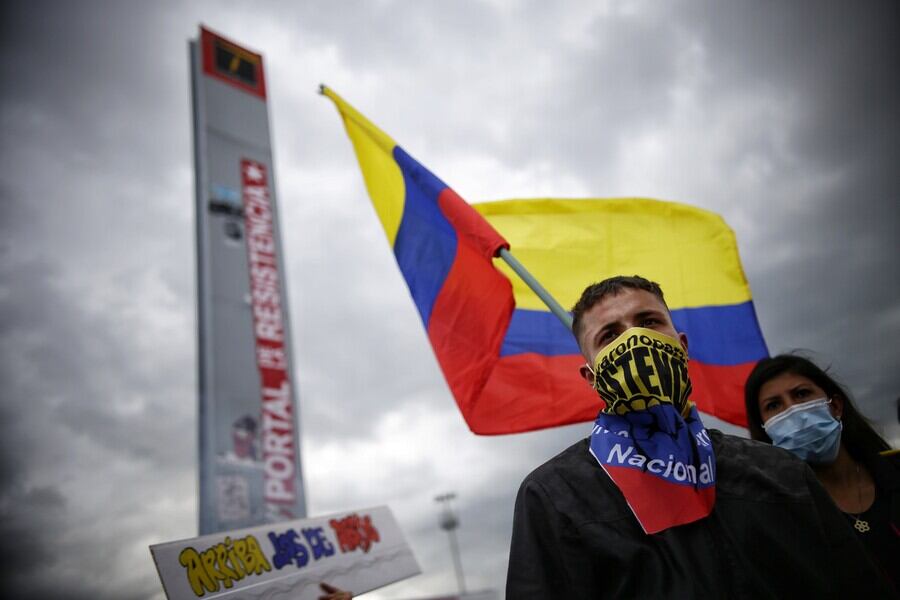 Policía de Bogotá está alerta ante posibles actividades criminales en nueva jornada de protestas. Foto: Colprensa
