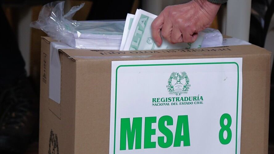 Jornada electoral del domingo 27 de octubre. Foto: Colprensa