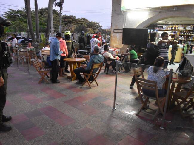 Operativos de la Policía MECAR en la celebración de las madres. / Foto: Policía MECAR