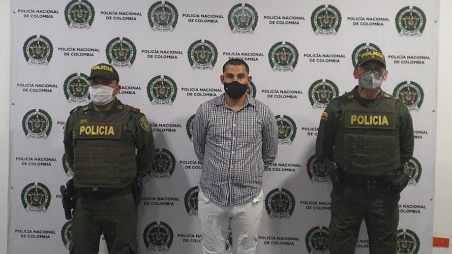 Se trata de Pablo Antonio Villamizar, alias ‘Polí’, quien hace parte del ELN del frente Efraín Pabón, Pabón y que opera en los Santanderes. . Foto: Cortesía Fiscalía