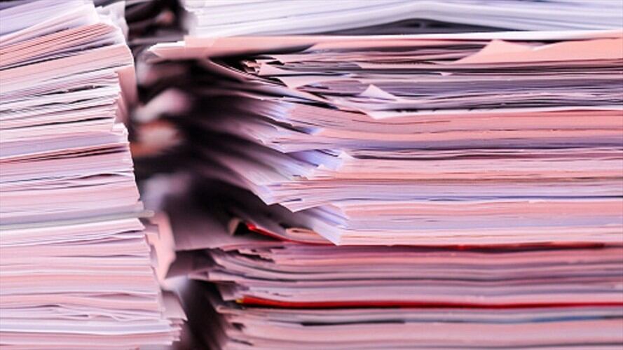 Empresas se ahorrarían más de 50 millones de pesos si usaran políticas de cero papel. Foto: Getty Images