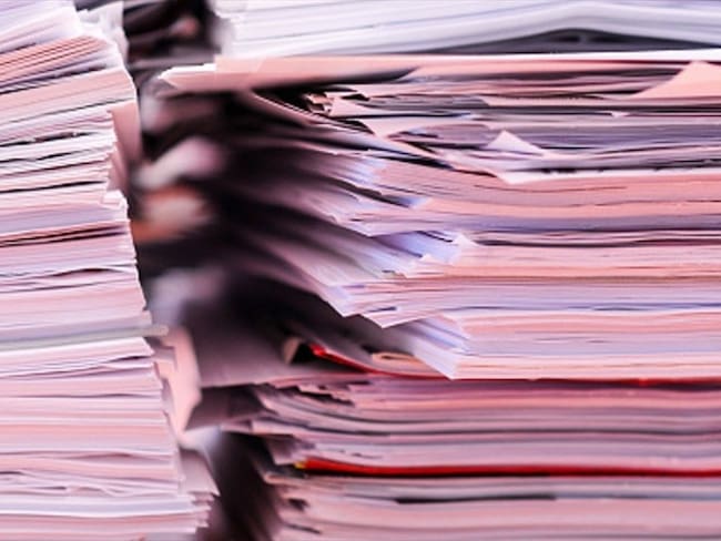 Empresas se ahorrarían más de 50 millones de pesos si usaran políticas de cero papel. Foto: Getty Images