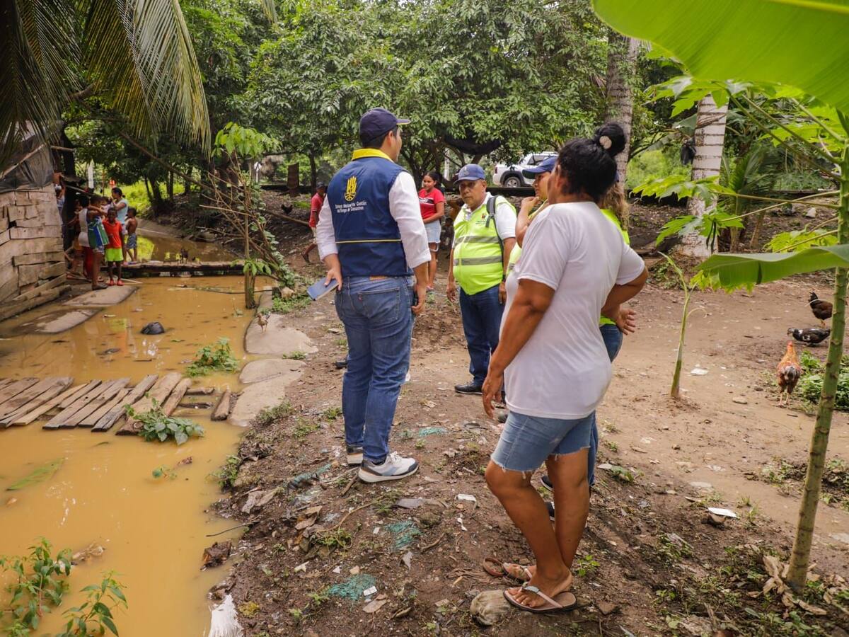 Desbordamiento del río Sinú deja a más de 80 familias damnificadas en Montería