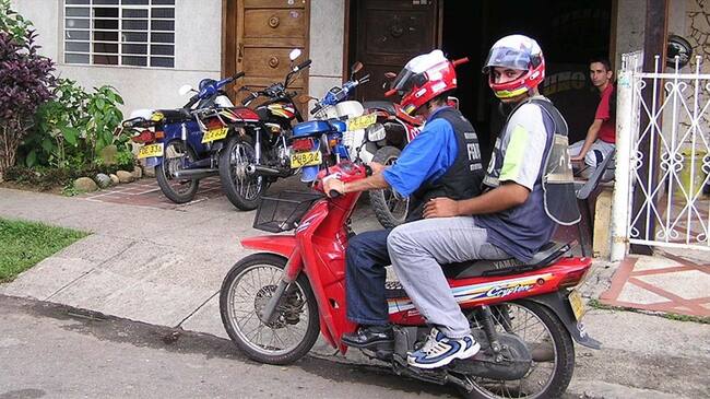 Mototaxismo. Foto: Colprensa