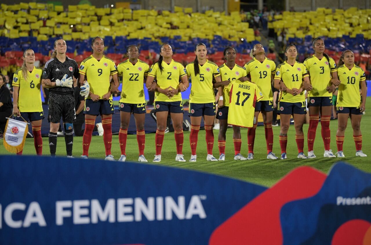 Selección Colombia Femenina. Foto: RAUL ARBOLEDA/AFP via Getty Images