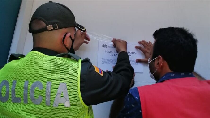 Suspenden fiesta clandestina en Cartagena . Foto: Cortesía