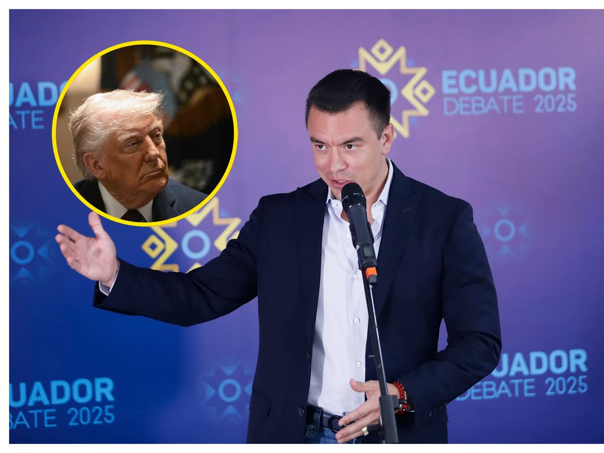 Daniel Noboa anunció que se reunirá con Donald Trump en Estados Unidos