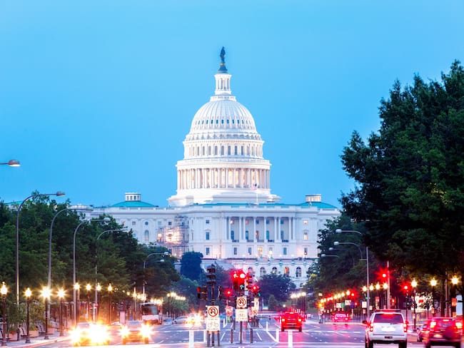Capitolio en Washington. Foto: Getty Images