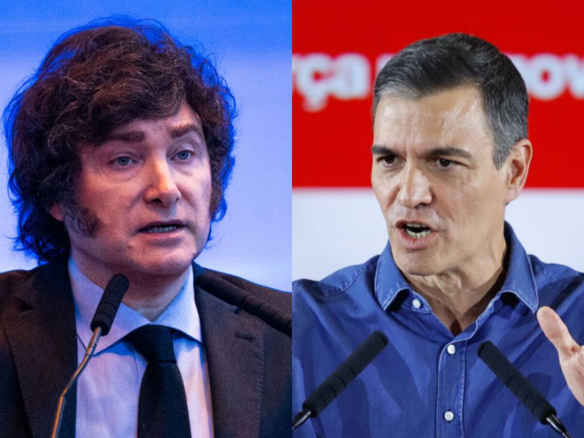 Presidente Milei tildó a Pedro Sánchez de “kirchnerista sin buenos modales” en EE.UU.