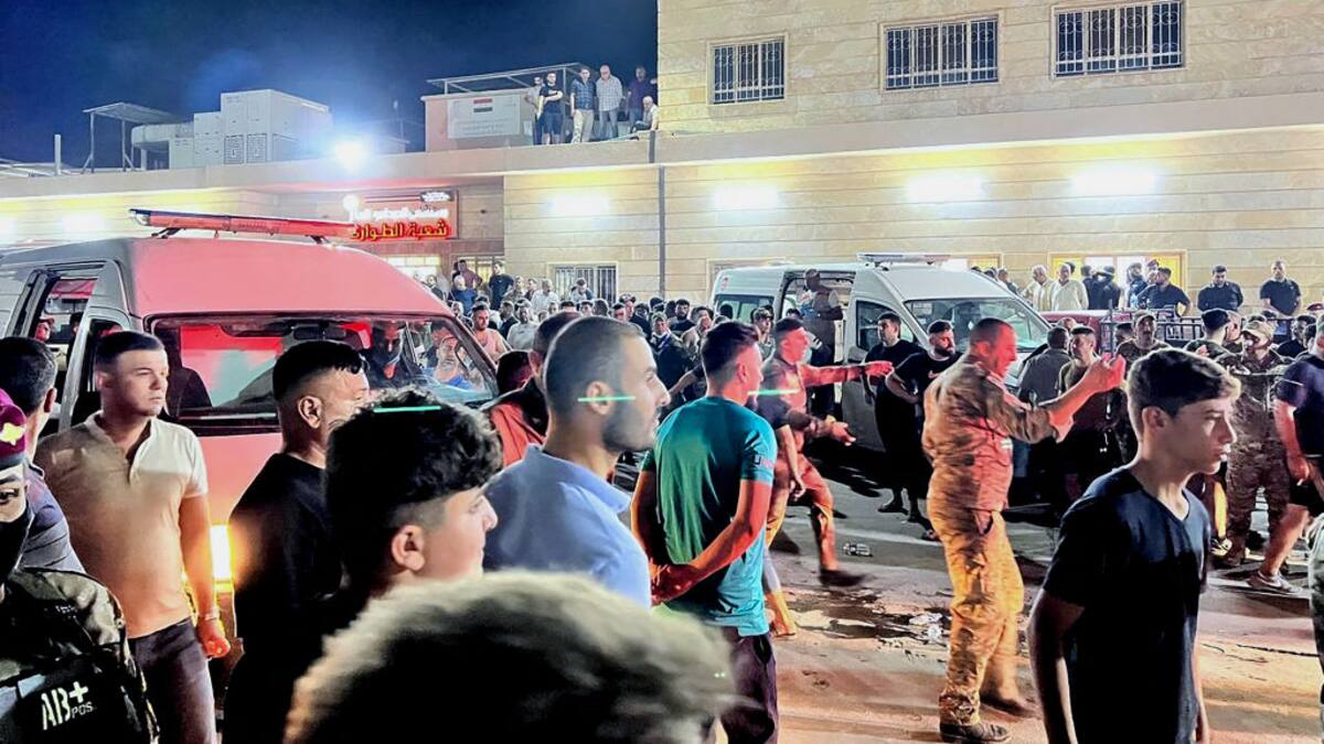 Al menos 100 muertos por incendio durante una boda en Irak