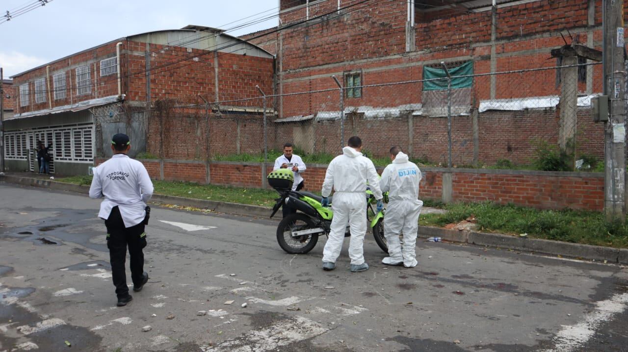 Las autoridades indicaron que los responsables de este ataque serían integrantes del ELN. Foto: Policía Cali.