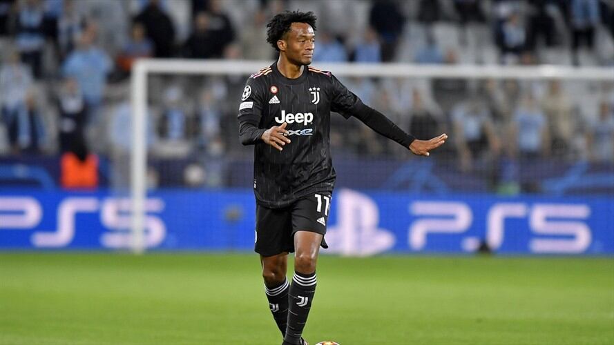 Juan Guillermo Cuadrado, jugador de la Juventus, ante el Malmö en Champions League. Foto: Filippo Alfero - Juventus FC/Juventus FC via Getty Images