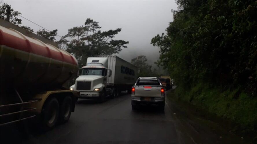 Así marcha la movilidad entre el Crucero - Sogamoso, camino a los llanos orientales.. Foto: La W