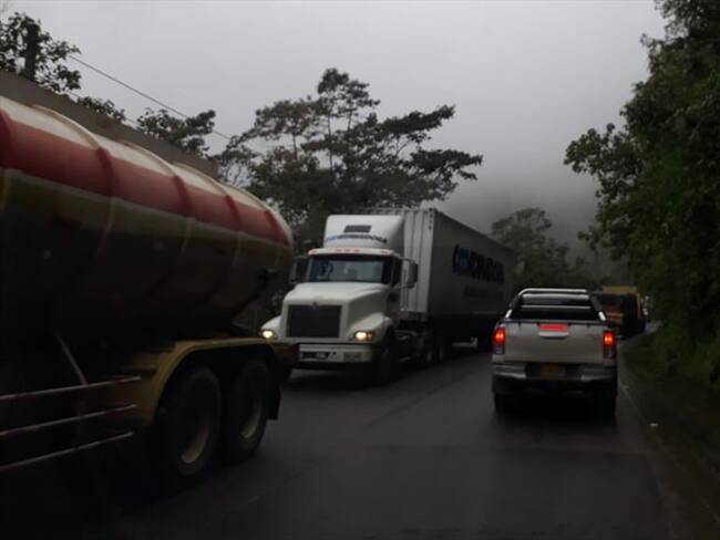 Así marcha la movilidad entre el Crucero - Sogamoso, camino a los llanos orientales.. Foto: La W