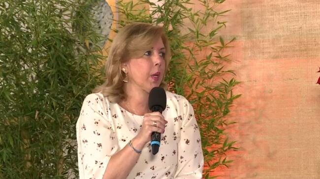 La mandataria señaló que lo ocurrido durante el paro nacional de 2021, fue una toma violenta. Foto: Gobernación.