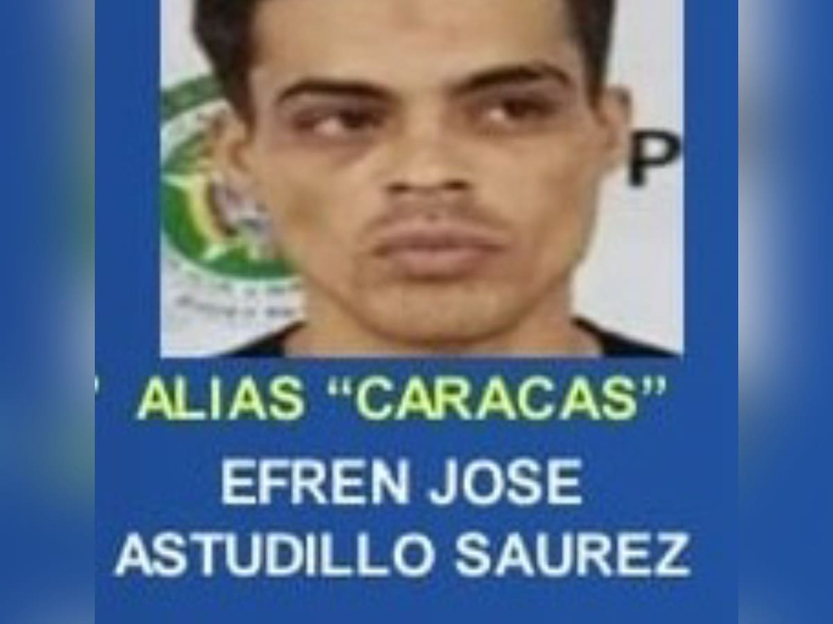 Recapturan a alias ‘Caracas’, cabecilla urbano de los AK47