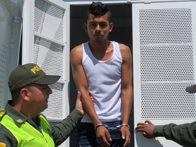 El indiciado intentó escapar, pero fue alcanzado por los uniformados en la Carrera 5 con Calle 2 del barrio Bolívar. Foto: Policía Nacional