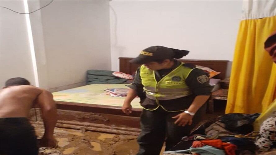 Las autoridades reportaron que en el área metropolitana de Bucaramanga se registraron 32 emergencias.. Foto: Policía Bucaramanga.