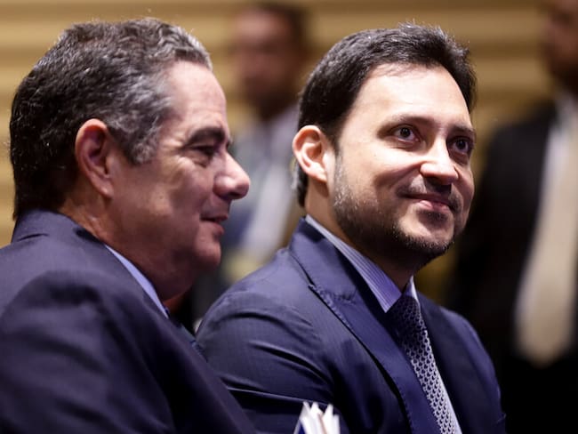 Germán Vargas Lleras y Carlos Fernando Motoa. Foto: (Colprensa - Lina Gasca)