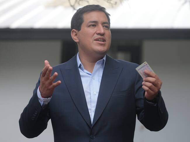 Excandidato presidencial de Ecuador Andrés Arauz. FOTO: Franklin Jacome/Getty Images