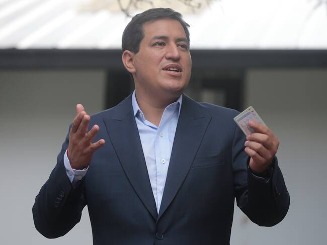 Excandidato presidencial de Ecuador Andrés Arauz. FOTO: Franklin Jacome/Getty Images