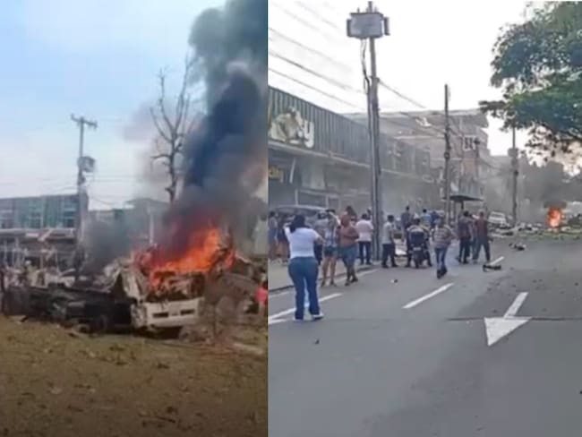 Atentados en Antioquia y Cali