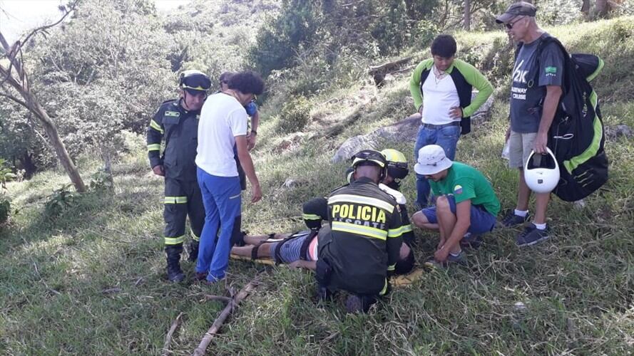 Ryan Jossep Foresterde, de 40 años de edad, se encontraba practicando parapente en el municipio de Floridablanca. Foto: Alejandra Rodríguez
