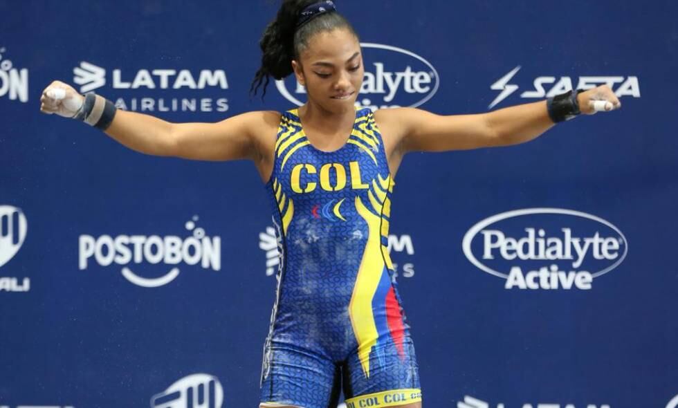 Concepción Úsuga conquistó la medalla de oro en la división de los 59 kilogramos del torneo de levantamiento de pesas de los I Juegos Panamericanos Junior