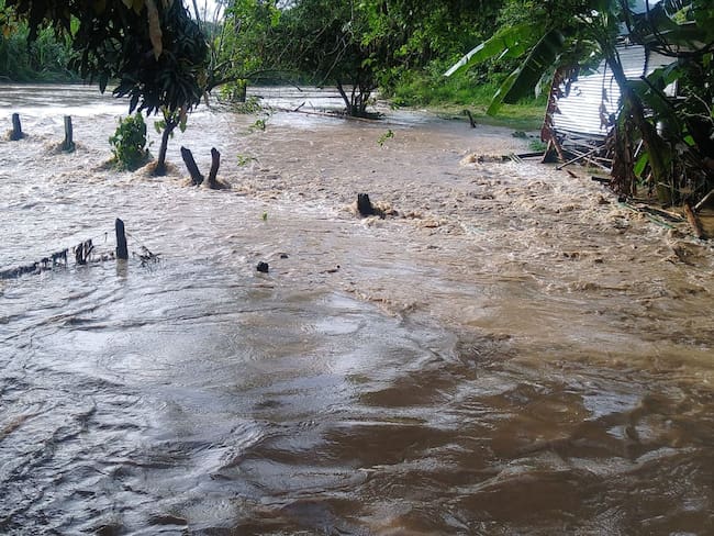 Fuertes lluvias generaron emergencias en 10 municipios del Valle del Cauca. Foto: secretaría de Gestión del Riesgo del Valle.