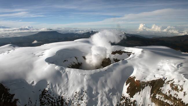 Volcán Nevado del Ruiz /Servicio Geológico Colombiano